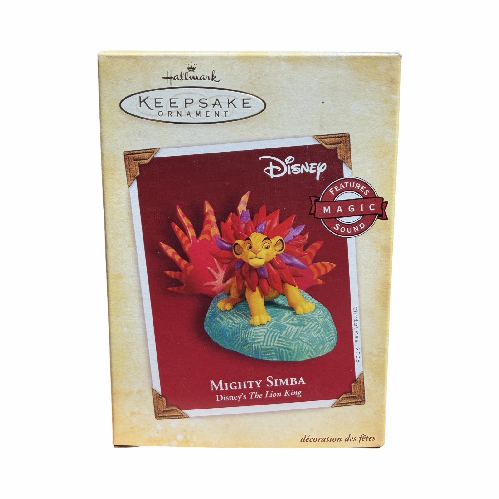 2005 Hallmark Mighty Simba Ornament - Disney's The Lion King