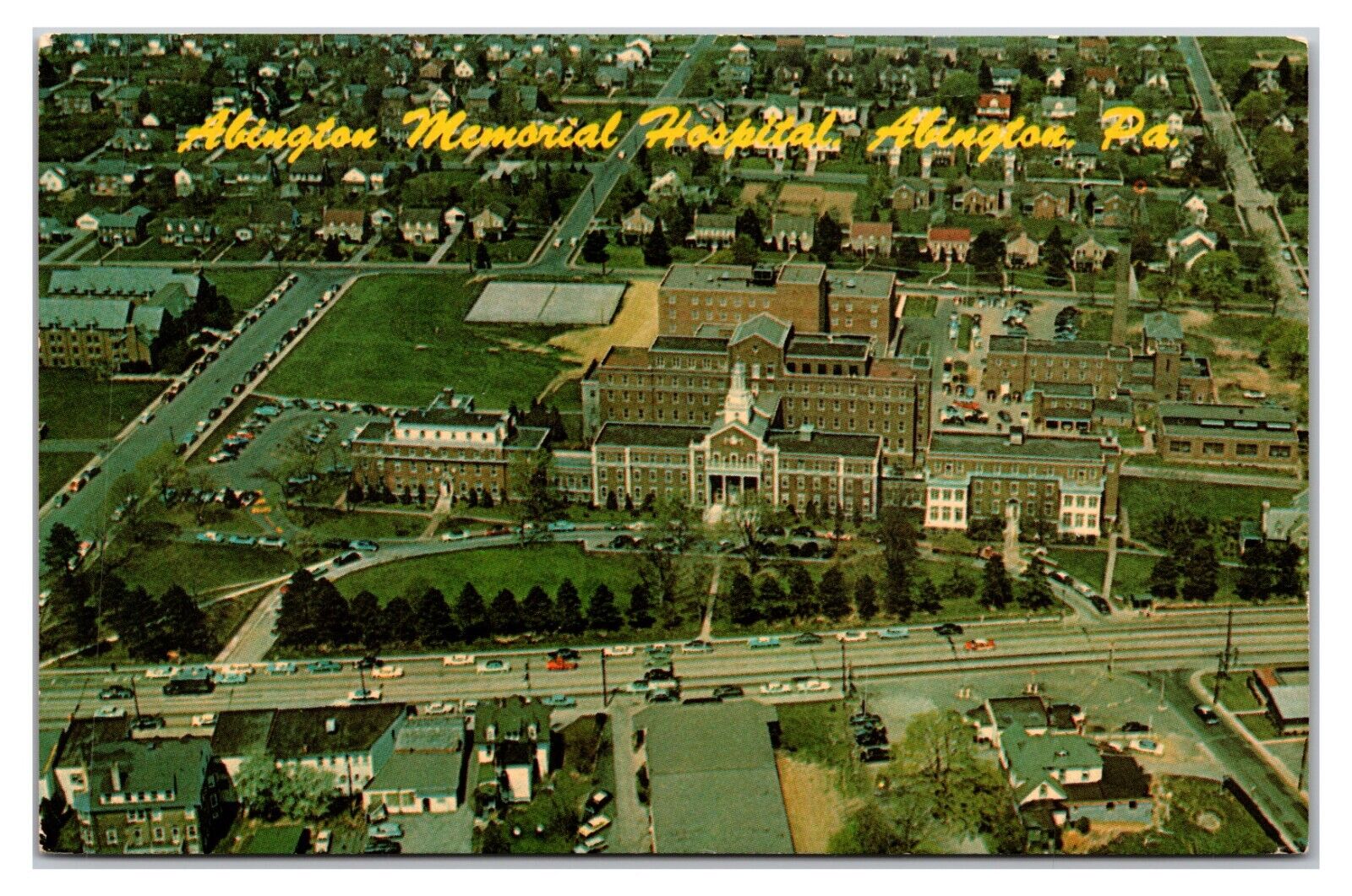 1950s - Abington Memorial Hospital - Abington, Pennsylvania Postcard (UnPosted)