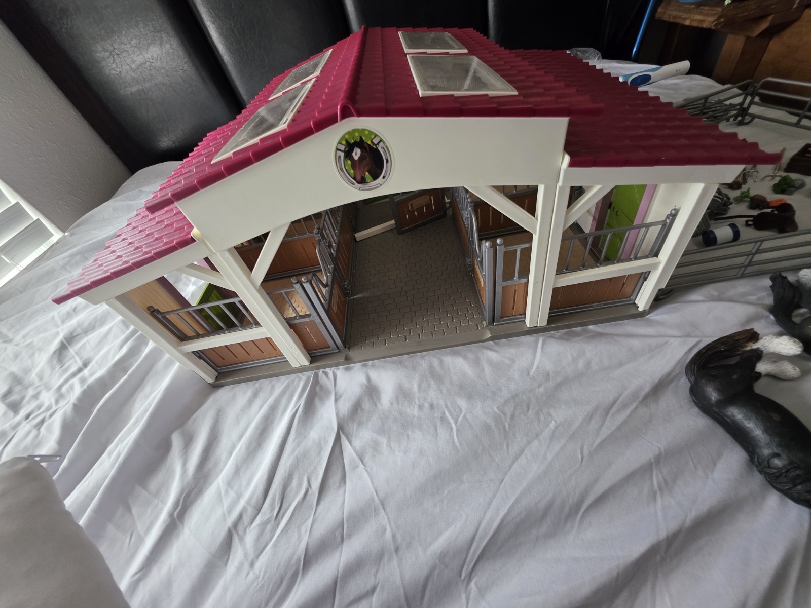 Schleich Horse Club Riding Centre D73527 Lot - 11 Horses, Fencing & Accessories