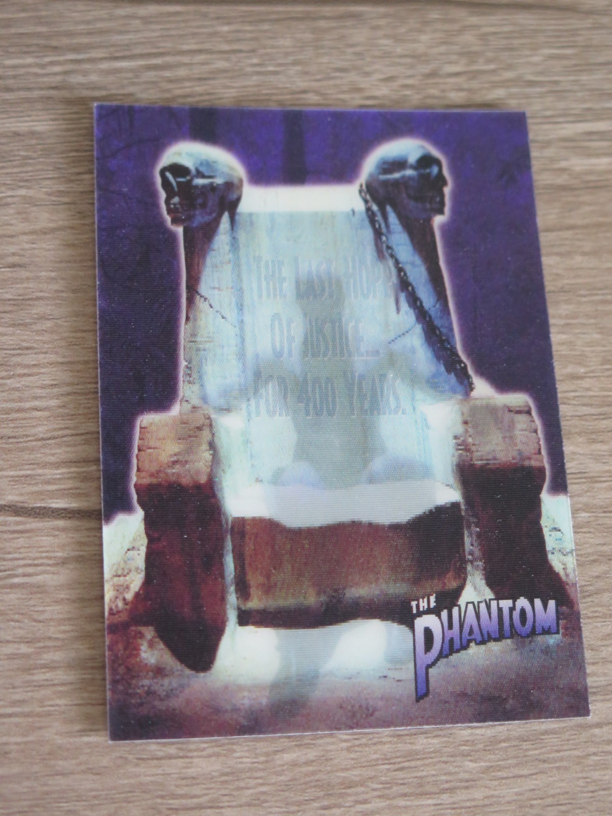 1996 INKWORKS THE PHANTOM LENTICULAR L1 CHASE INSERT CARD