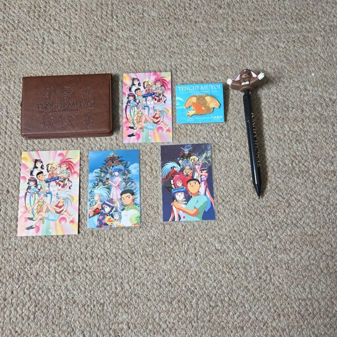Tenchi Muyo  Character Card Pass Card Case Pin Patch BAllpoint Pen