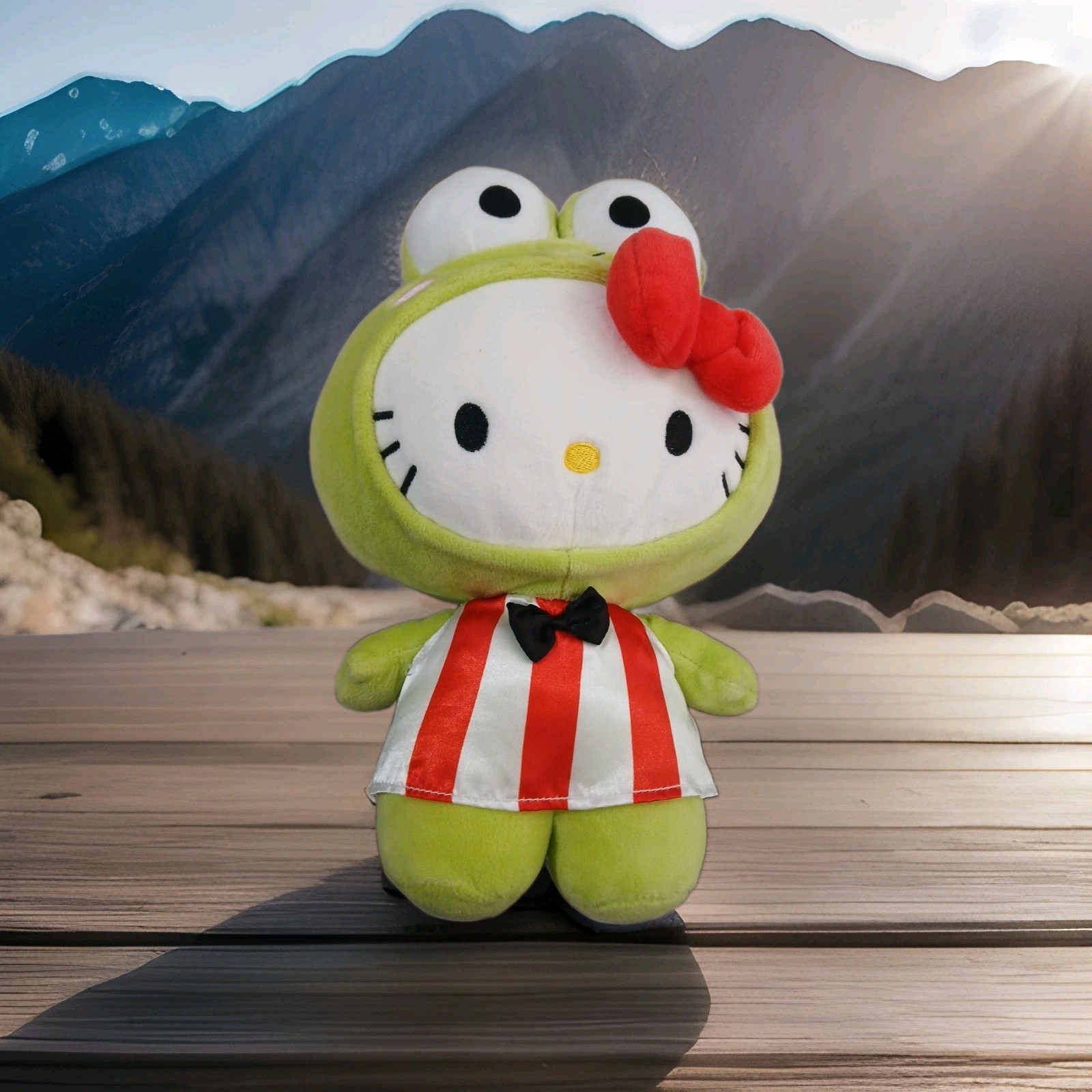 GUND Hello Kitty Keroppi Plush, 9.5 in NWT