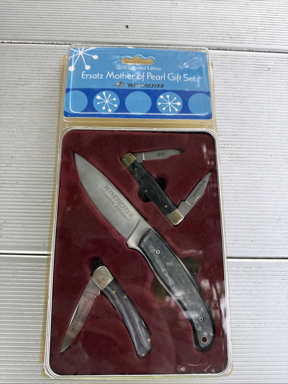 Winchester Limited Edition 2005 Knife Set, New, Original Packaging, Never Opene Winchester Limited Edition 2005 Knife Set, New, Original Packaging, Never Opene
