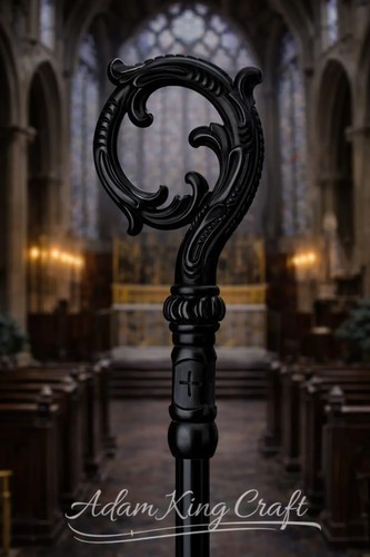 Wooden CROZIER Bishop Staff Crosier Quality Craftsmanship, 72\
