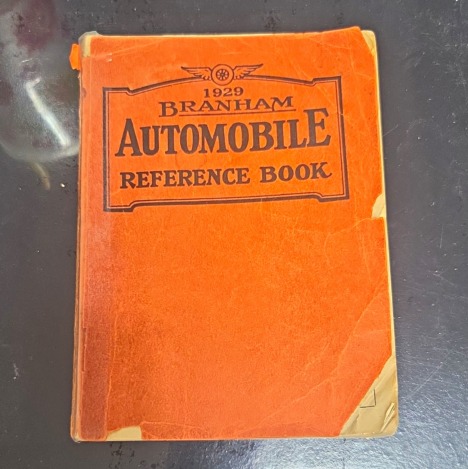 1929 Branham Automobile Reference Book - Orange Cover Edition