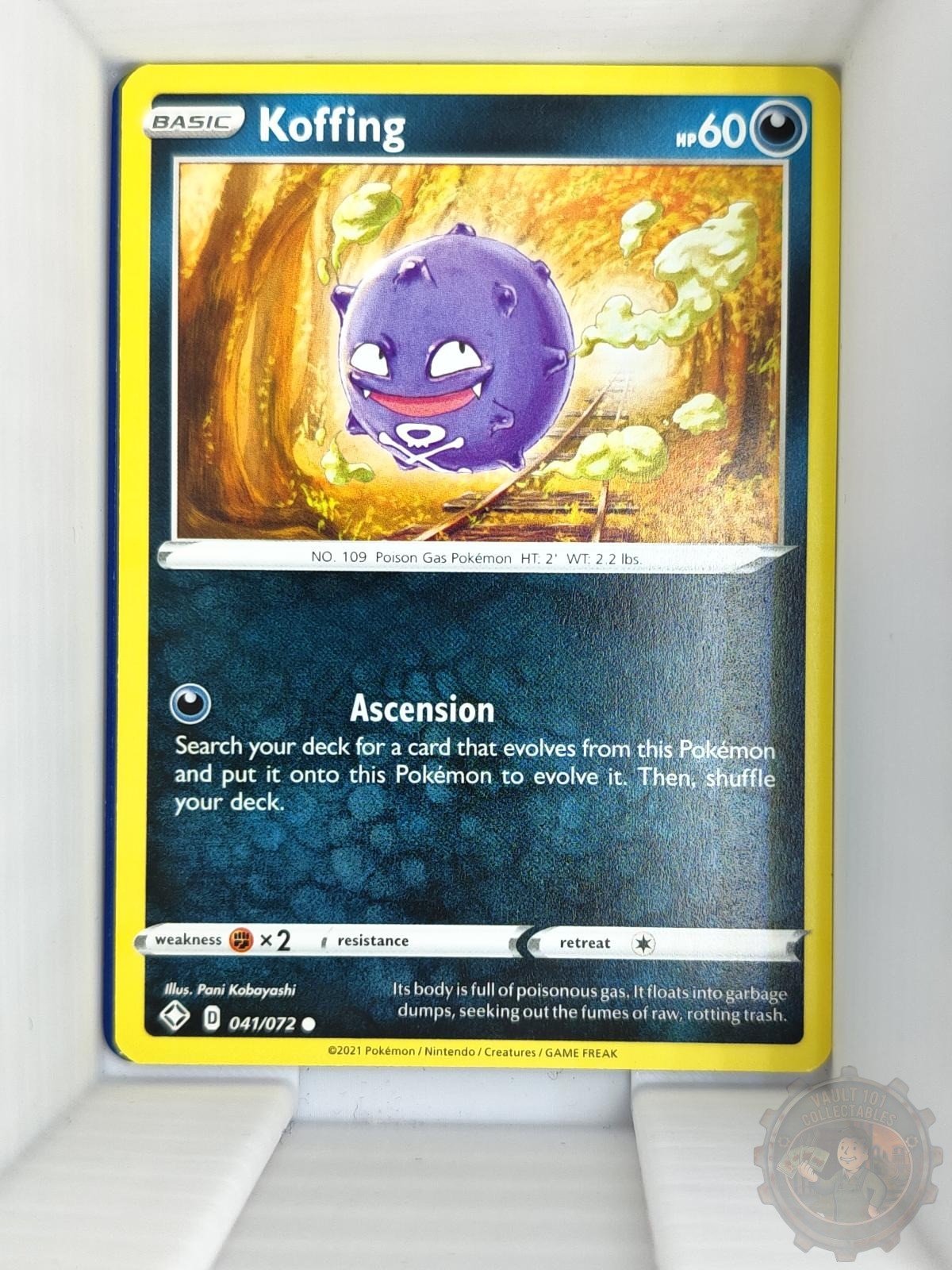 Koffing 041/072 Common Shining Fates Pokemon Near Mint