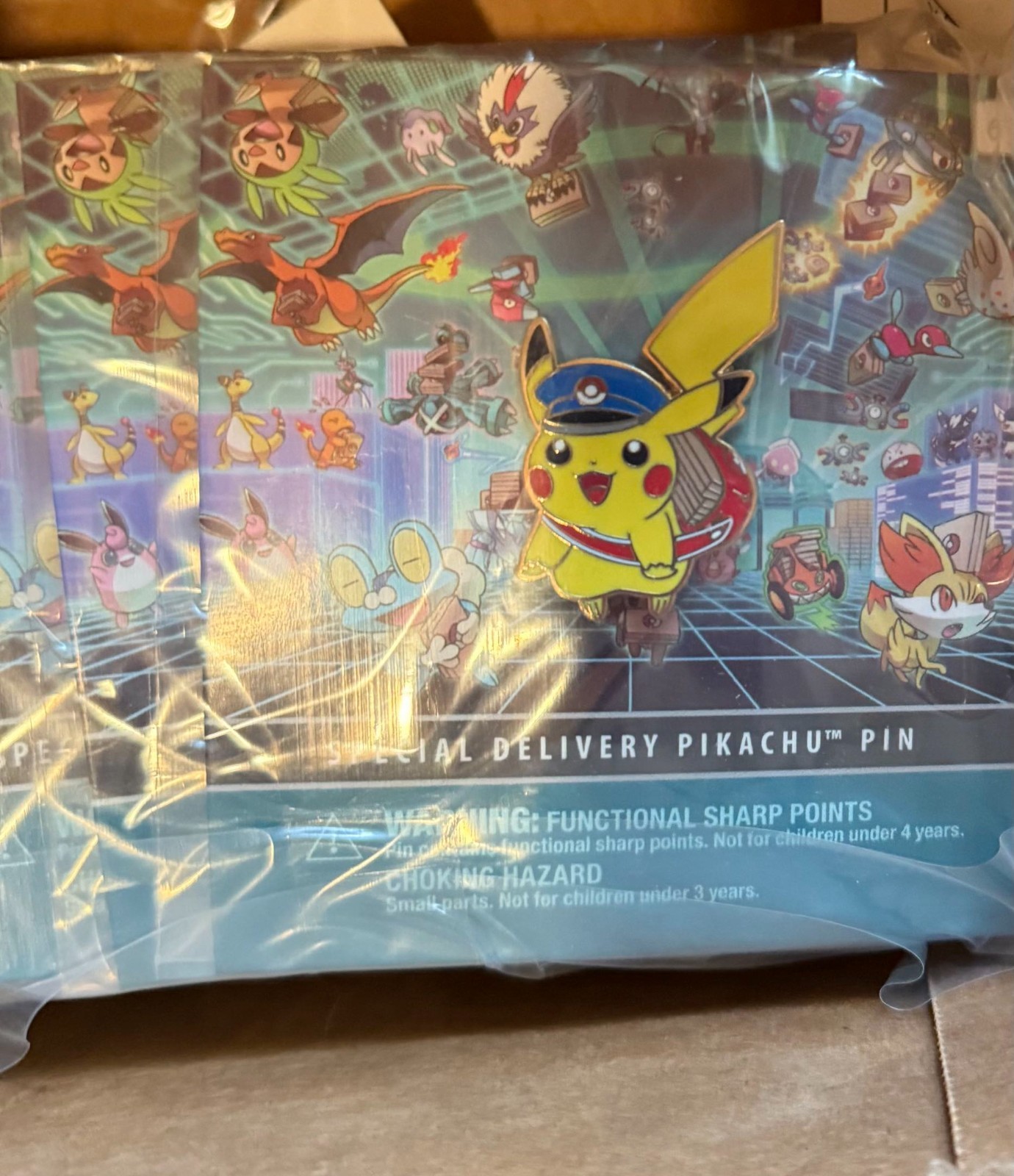 Special Delivery Pikachu Pokémon Pin - Pokemon Center Exclusive