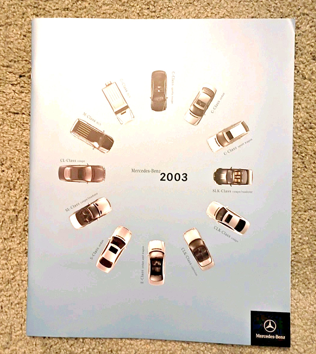 2003 Mercedes All Lines Sales Brochure, 40 page Book, Original 2003 Mercedes All Lines Sales Brochure, 40 page Book, Original