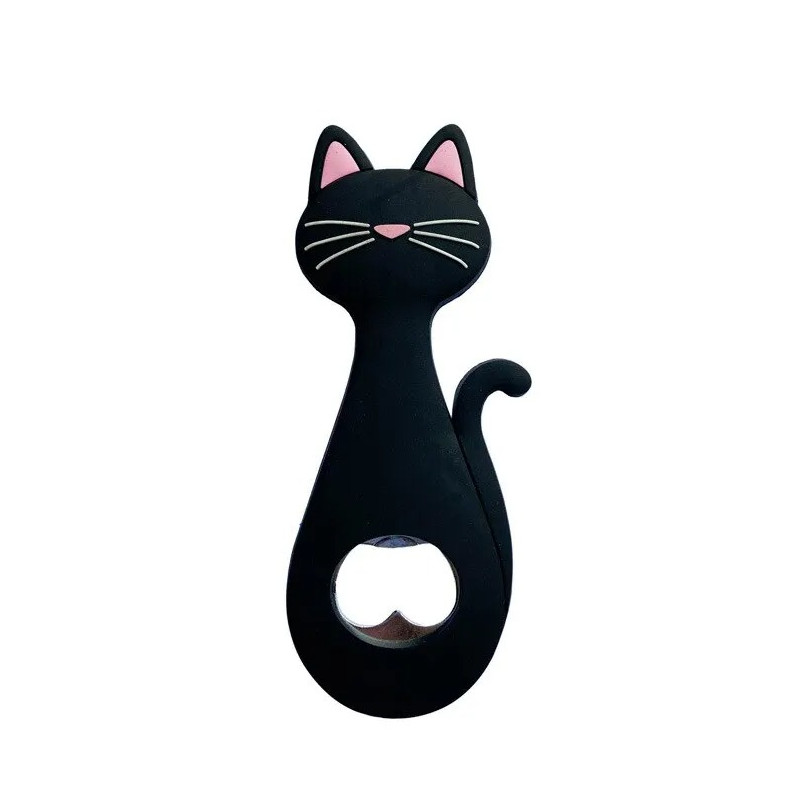 1 pc Cute Cat Magnetic Bottle Opener Fridge Magnet Beer Opener