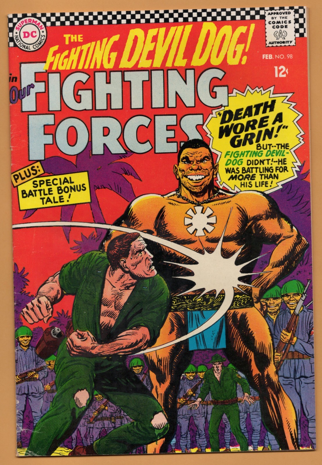 OUR FIGHTING FORCES # 98     7.5       VERY FINE-