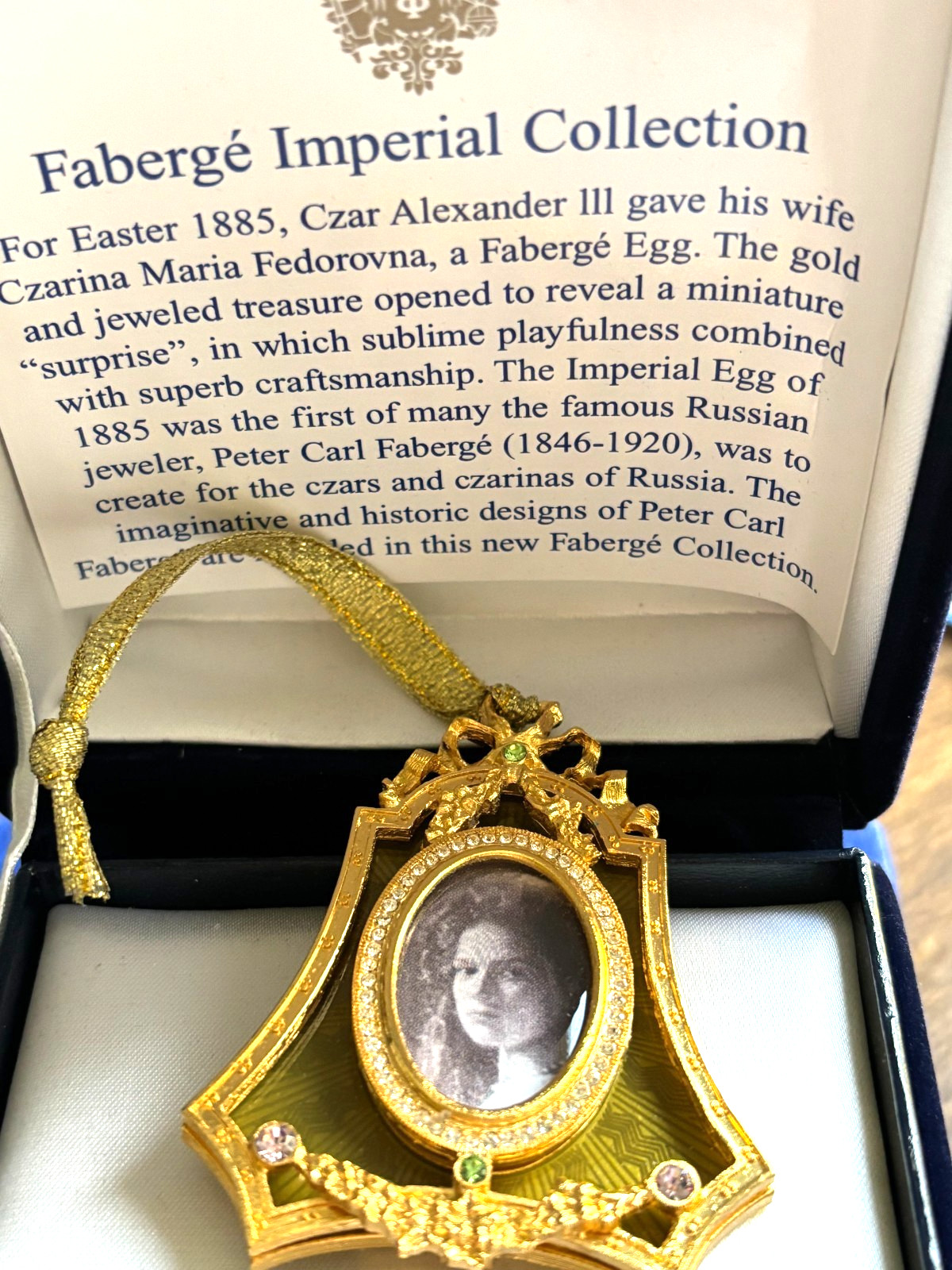 FABERGÉ STYLE, IMPERIAL COLLECTION, MINI FRAME, DECORATION, STAMFORD,CT,06902