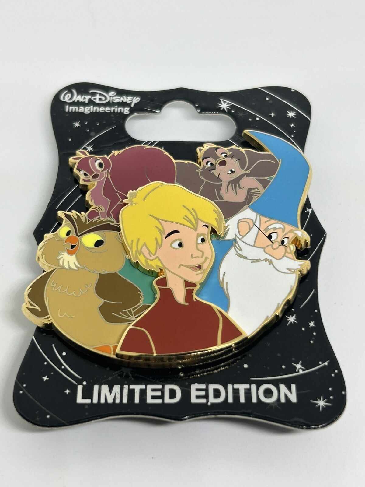 Disney WDI Character Clusters Sword In The Stone Arthur Merlin Pin LE 250