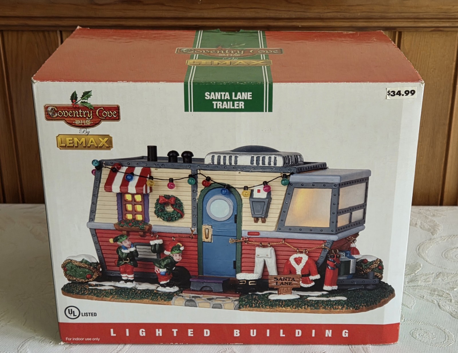 2014 Lemax Coventry Cove Santa's Lane Trailer RV Lighted Christmas Village NEW 2014 Lemax Coventry Cove Santa's Lane Trailer RV Lighted Christmas Village NEW