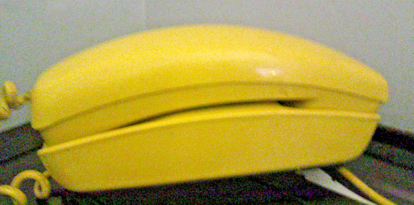 Lemon Yellow  Princess  Rotary Western Electric Trimline TelePhone 1960s Fine