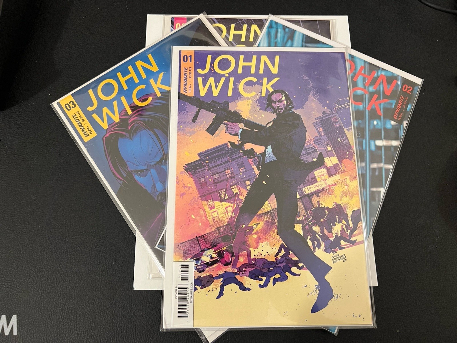 John Wick 1 2 3 4 Dynamite Comics   5 Books - Keanu Reeves