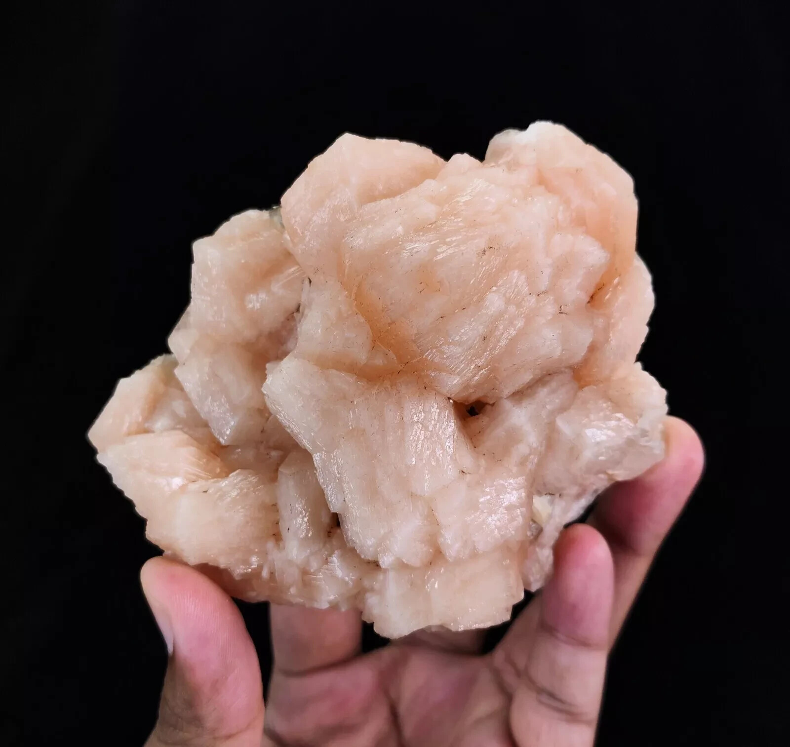 500g Natural Stunning Orange Stilbite Minerals