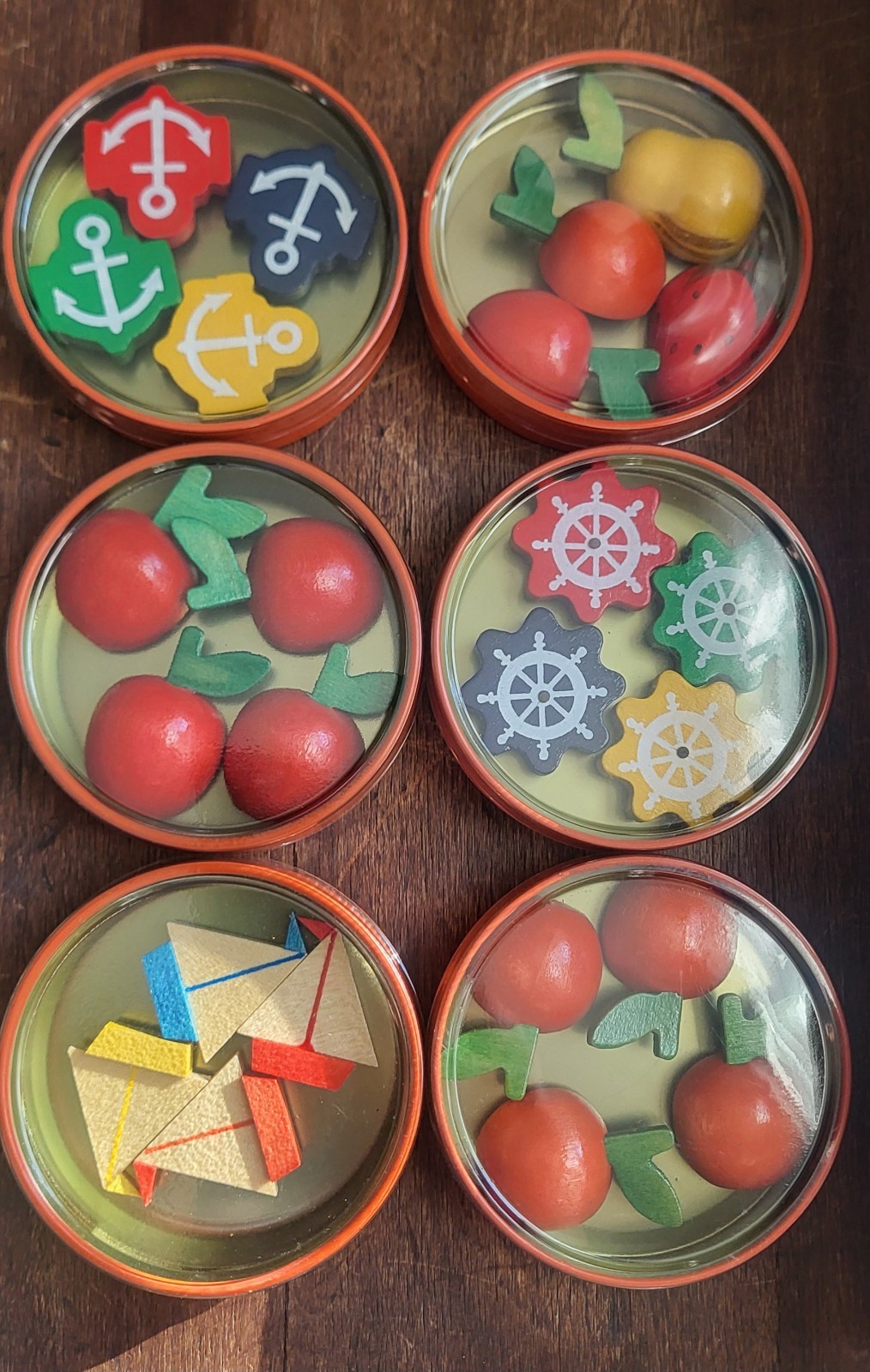 Vtg Alfred Knobler Japan Hand Painted Wood Refrigerator Magnets 9 To Choose From