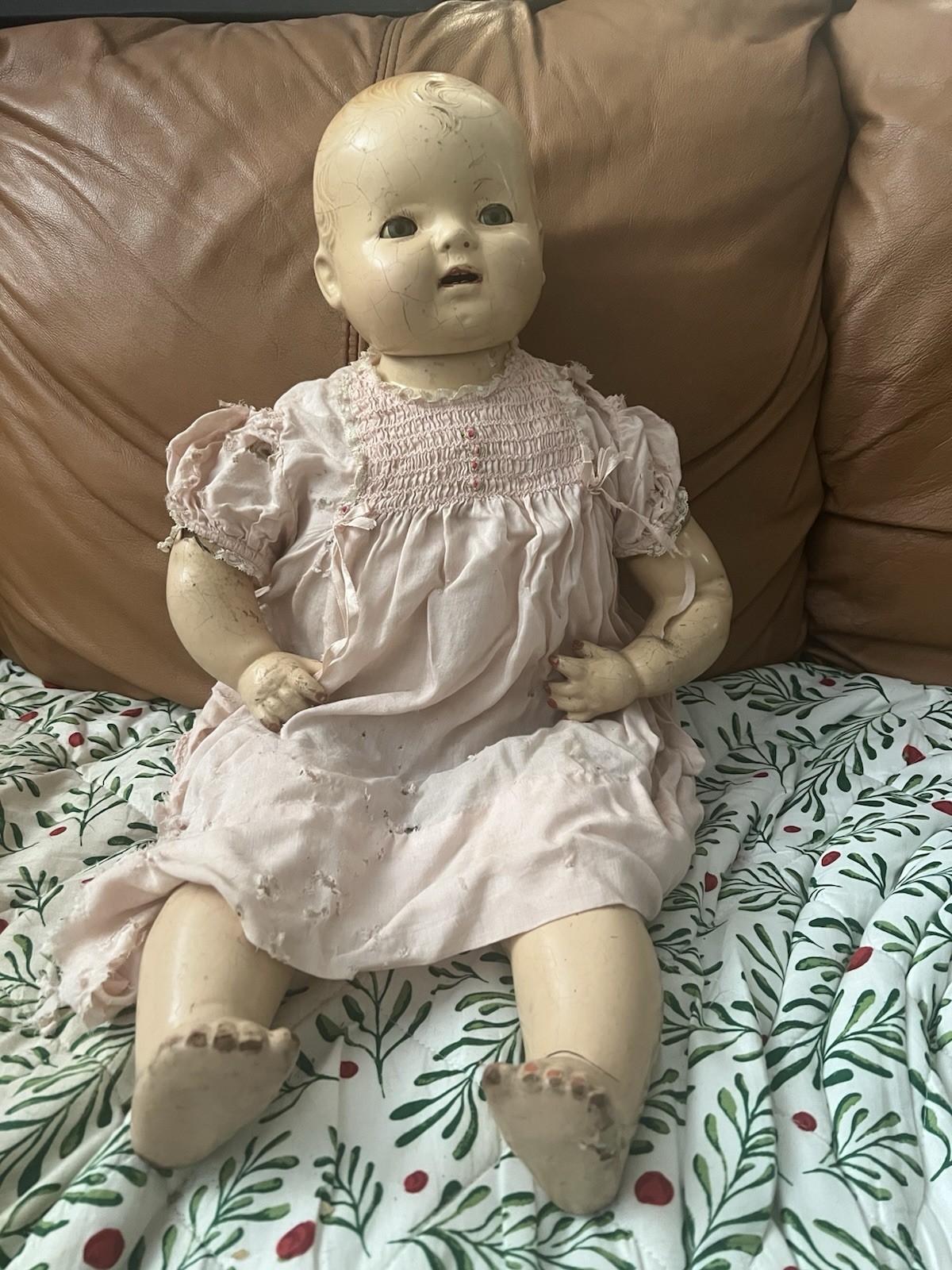 ANTIQUE 1917-1930s MADAME HENDREN BABY HENDREN DOLL BY AVERILL MANUFACTURING CO