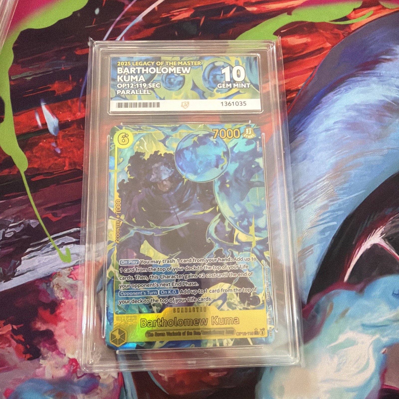 Bartholomew Kuma-OP12-119 (Alt Art) - Legacy of the Master - ACE 10 /Perfect Sub