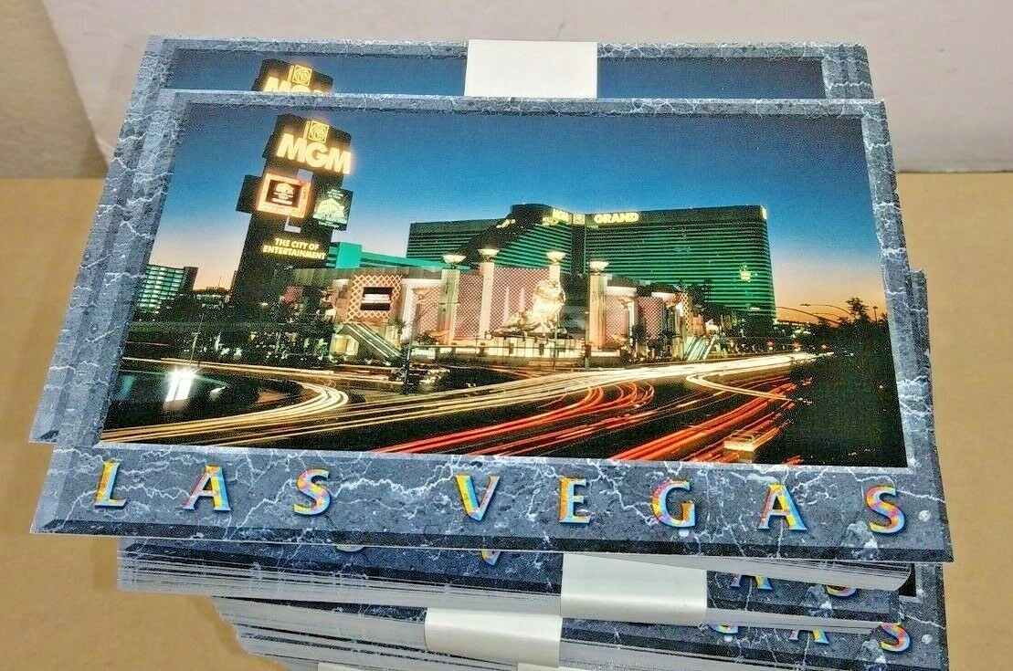 50 MGM HOTEL CASINO LAS VEGAS POSTCARDS 2008 IDENTICAL OLD STOCK NEW 6\
