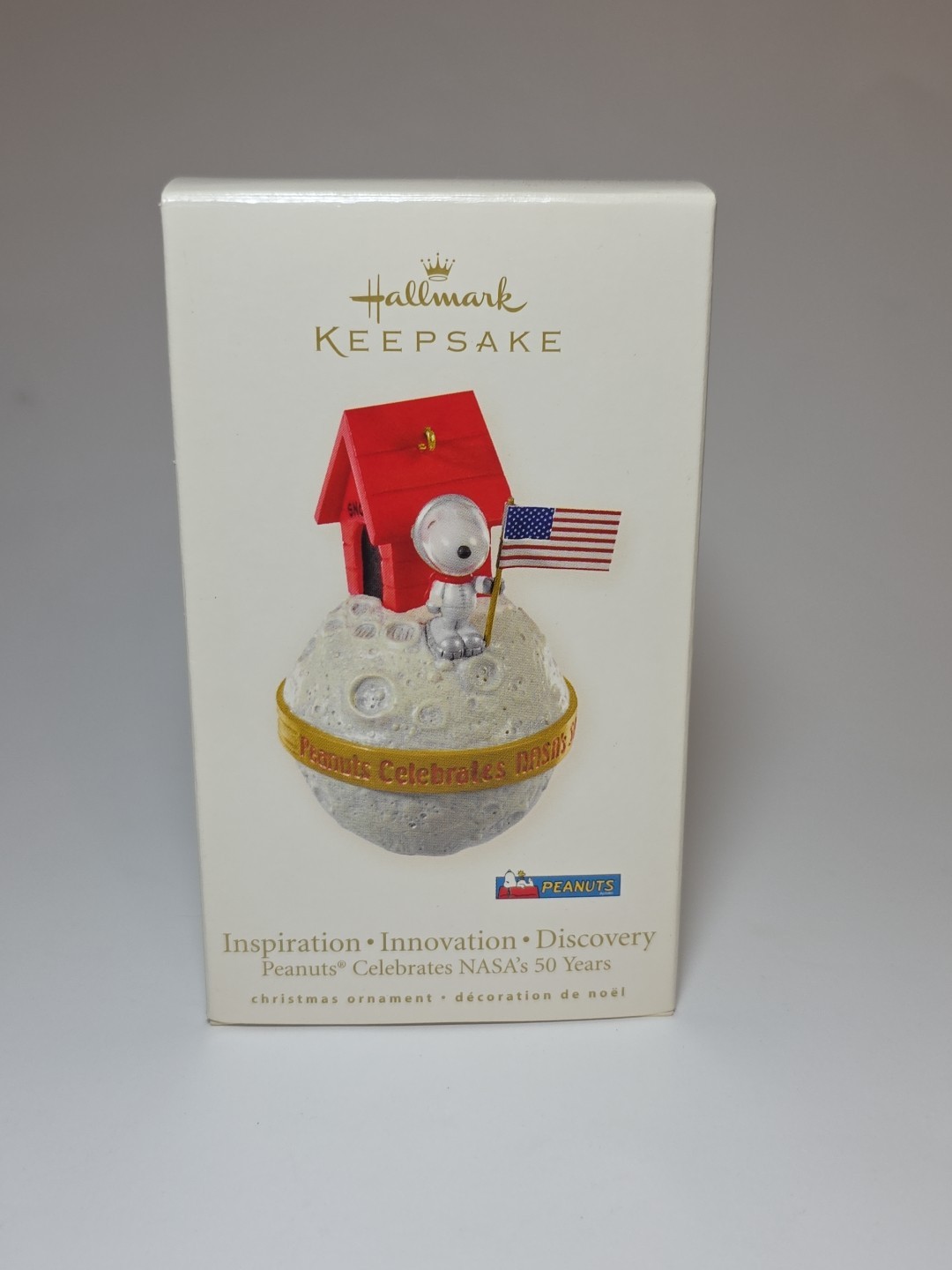 Hallmark Peanuts Celebrates NASA 50 Years Ornament 2008 New In Box