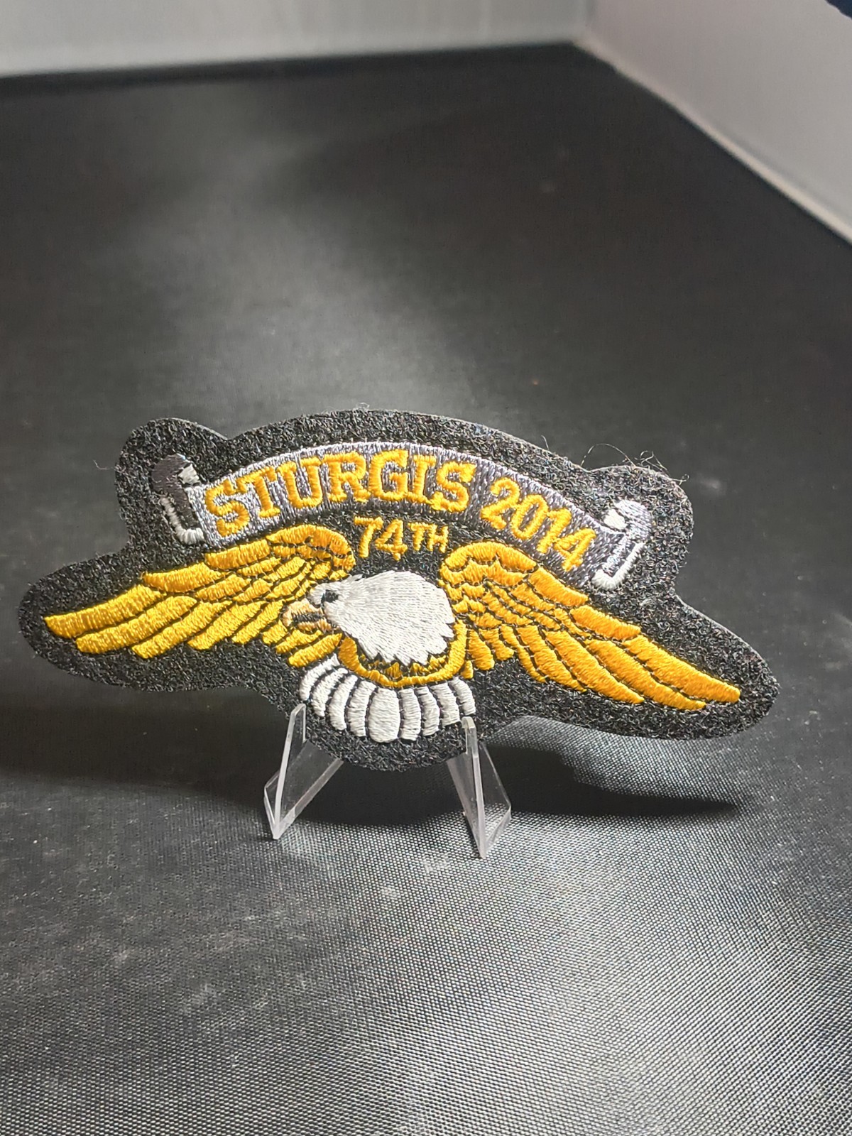 2014 - 74th Anniversary / Annual Sturgis Motorcycle Rally Patch 2014 - 74th Anniversary / Annual Sturgis Motorcycle Rally Patch