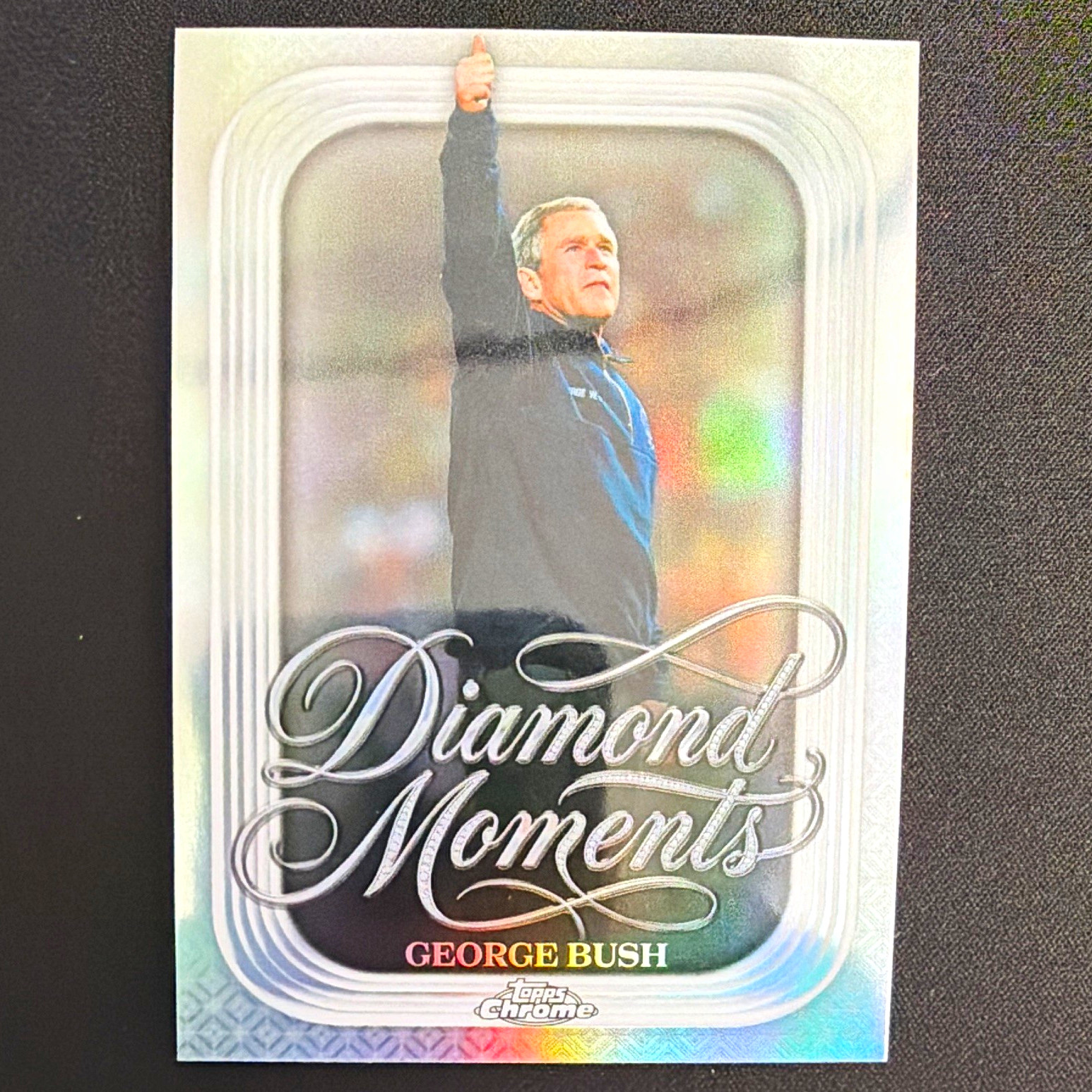 Topps 2026  Chrome Diamond Moments George Bush Insert DM-33
