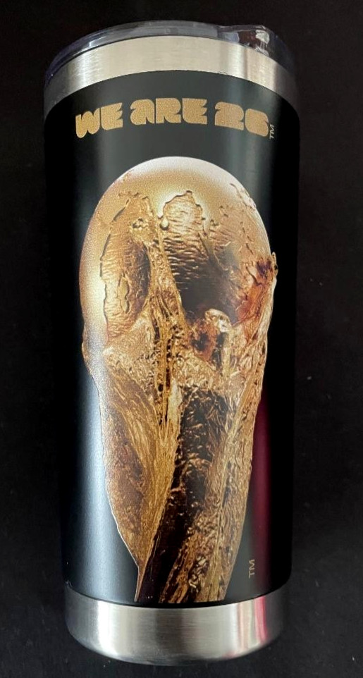 2026 FIFA Soccer World Cup 18oz Trophy Tumbler Official Cup Edition 2026 FIFA Soccer World Cup 18oz Trophy Tumbler Official Cup Edition