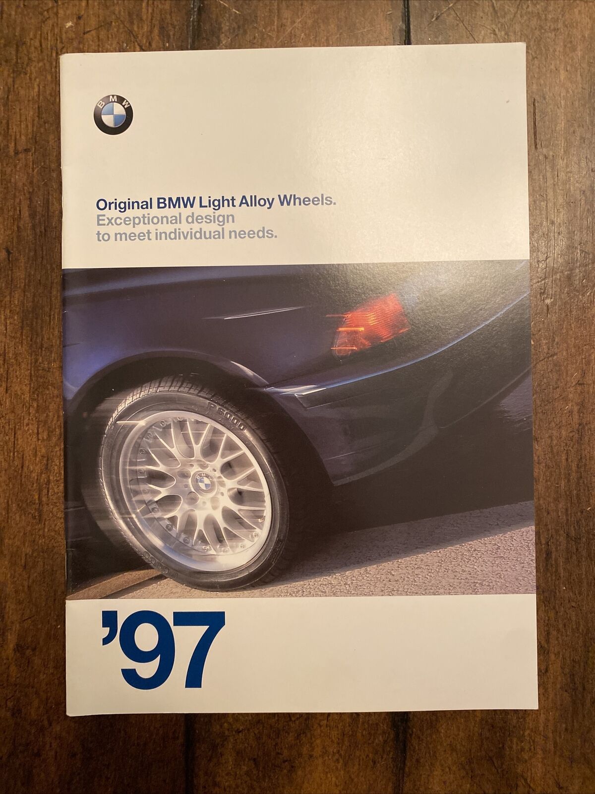 1997 Original BMW Light Alloy Wheels Brochure