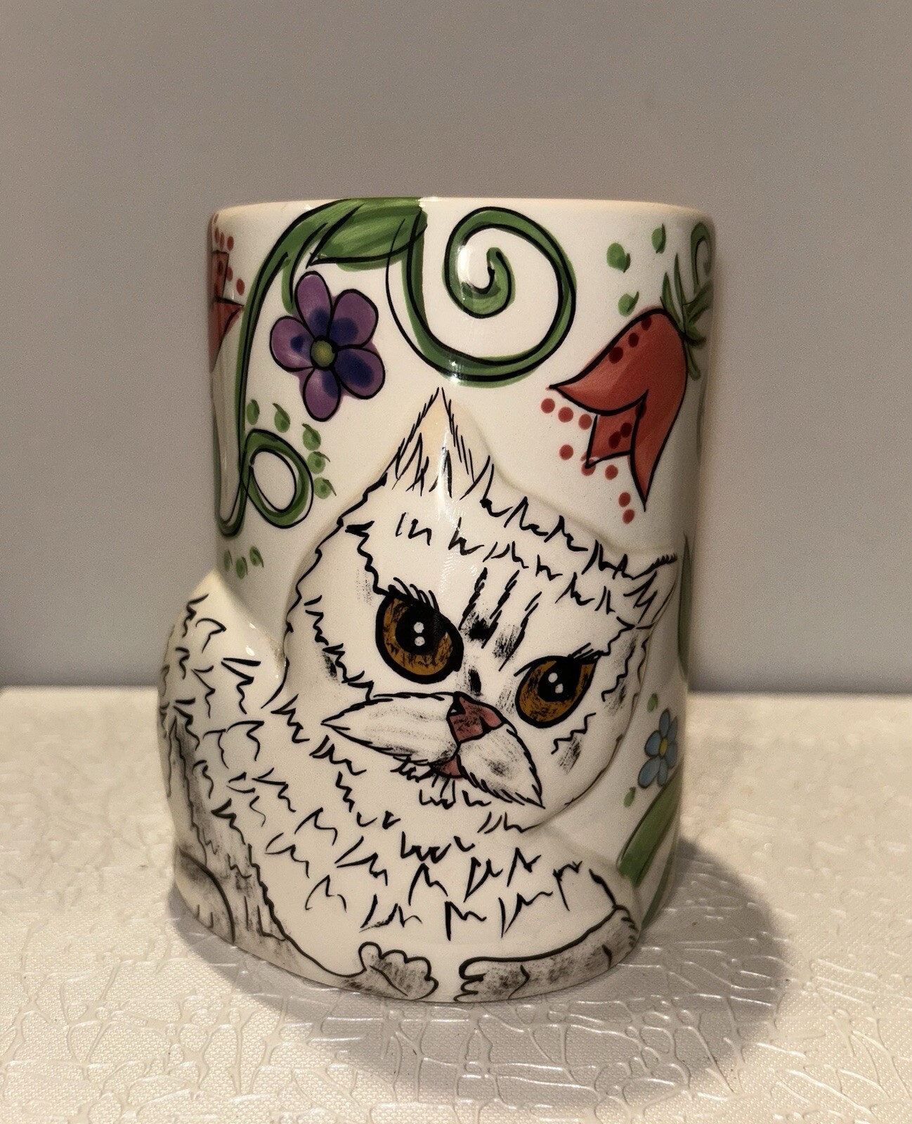 “Cats By Nina” Nina Lyman Ceramic Vase