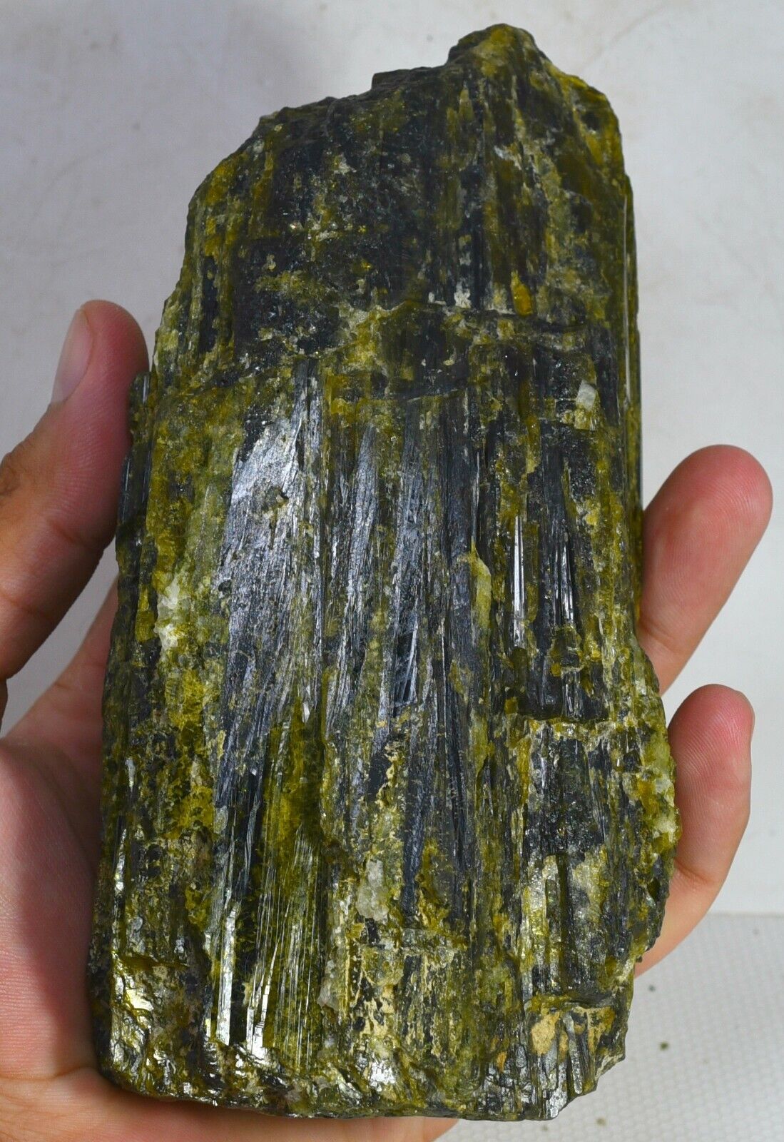 1412 GM Well Terminated Very Unique Rare Epidote Crystals Cluster Huge Specimen