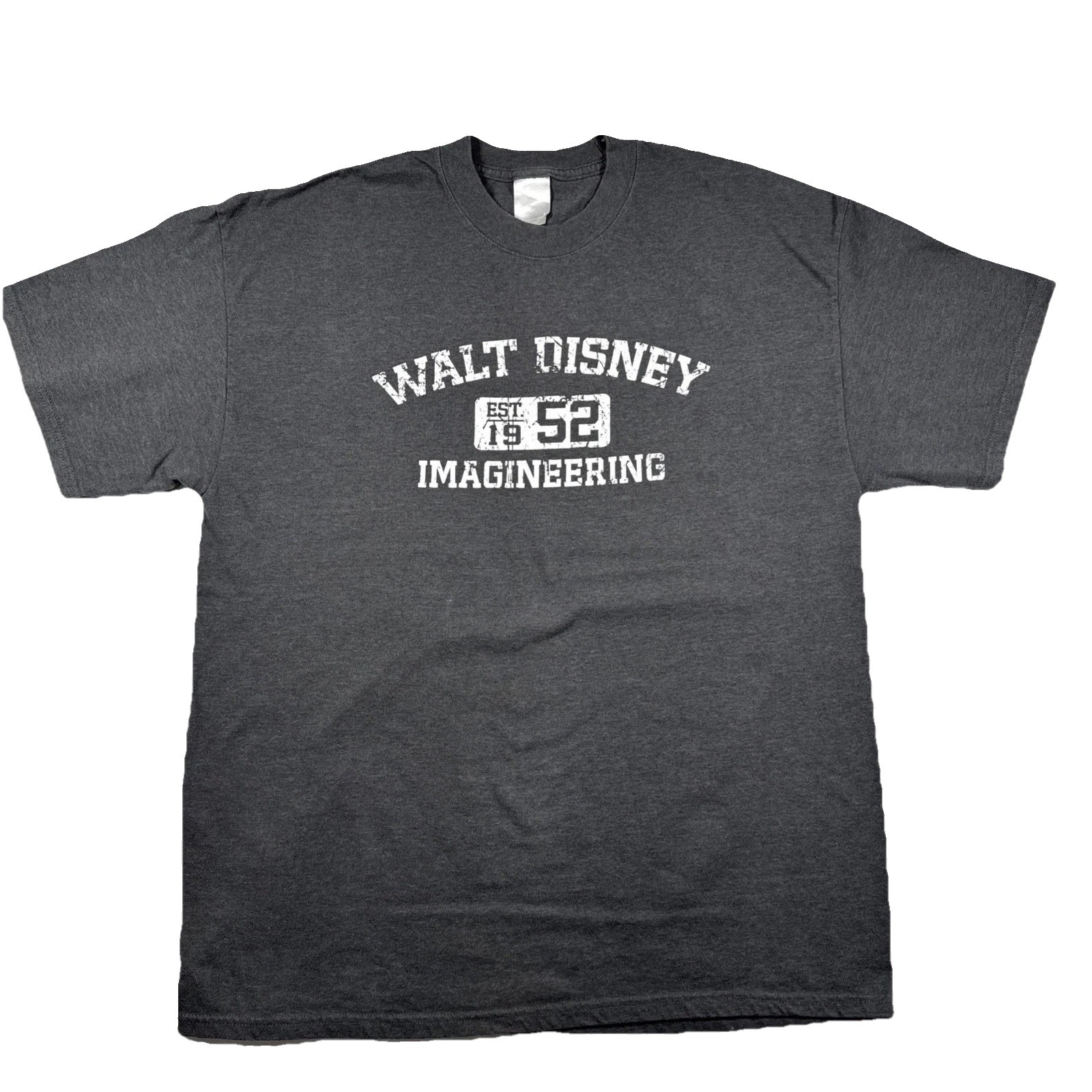 Vintage Walt Disney Imagineering T-Shirt Brown/Gray Tee Size XL