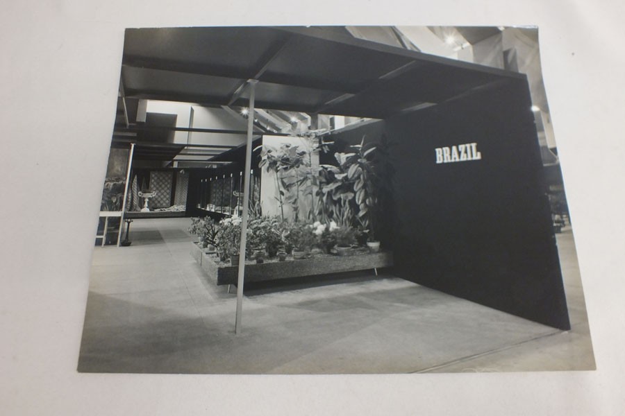 Vtg 1960s Texas State Fair Latin American Brazil Display Photograph Photo Large