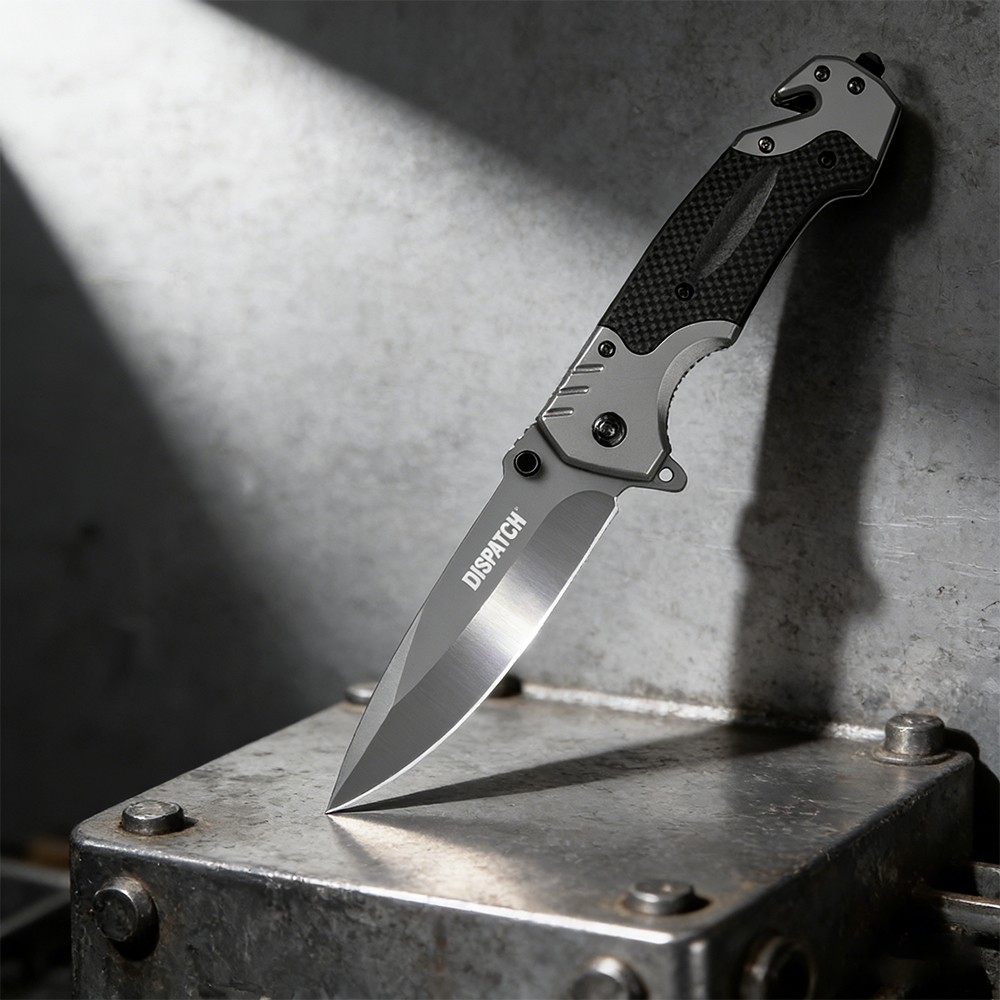 Tactical Knives Spring Opening Folding Pocket Knife with Clip Folding Knives