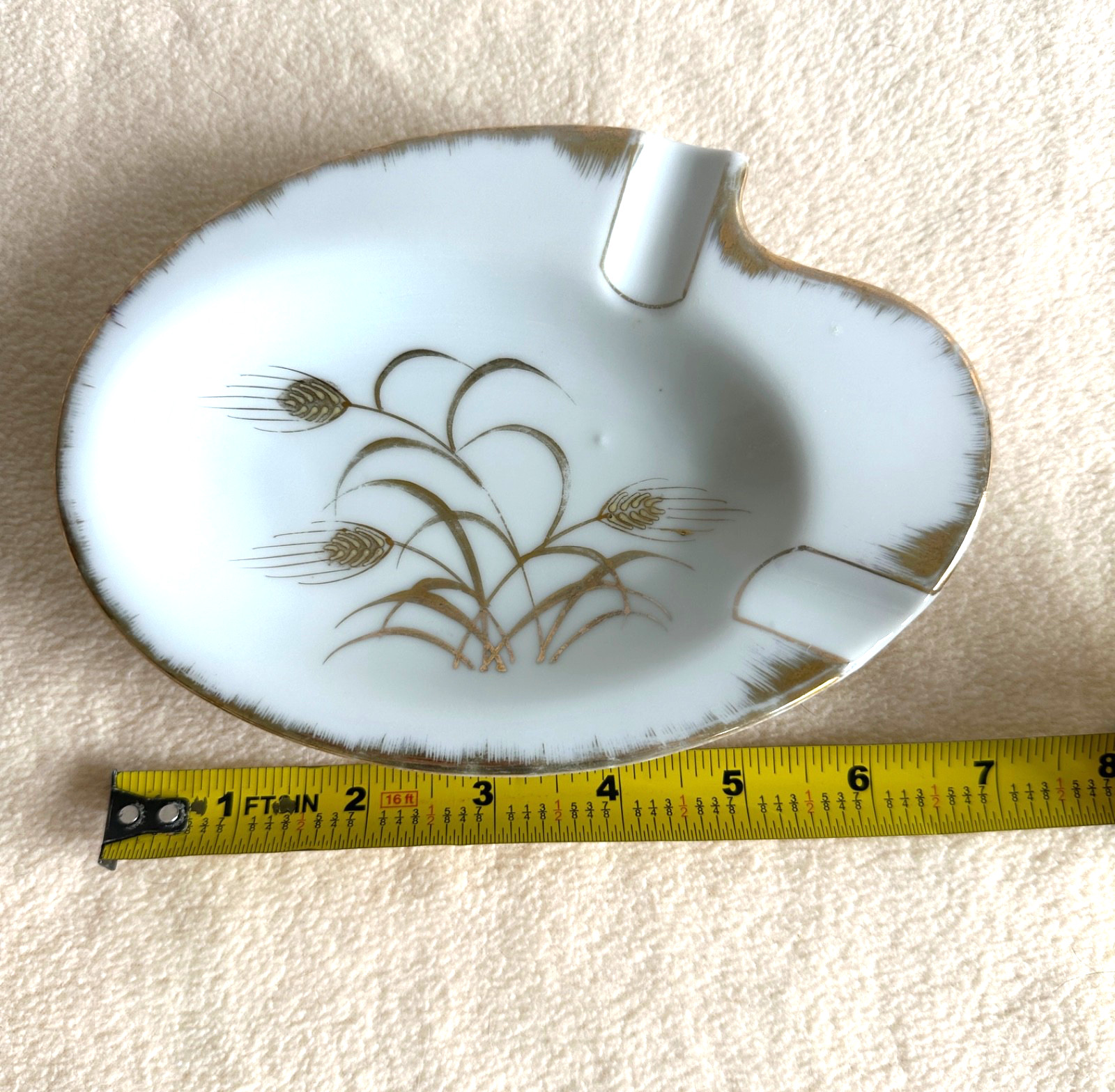 Vintage Lefton China Hand Painted Ashtray 7\ Vintage Lefton China Hand Painted Ashtray 7\