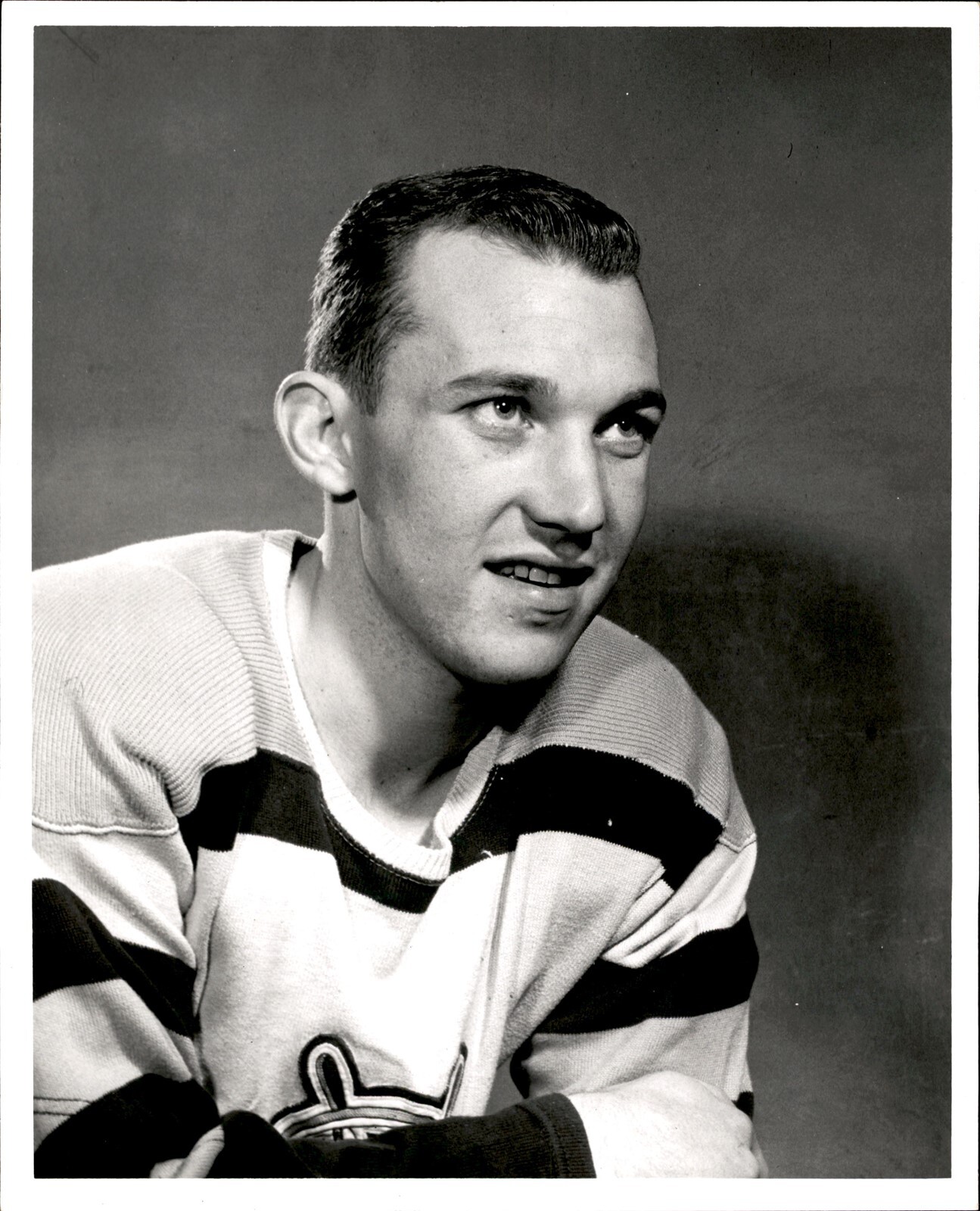 PF2 Orig Photo BOB EWER 1950s HOCKEY CENTER CHARLOTTE CLIPPERS PAISLEY PIRATES