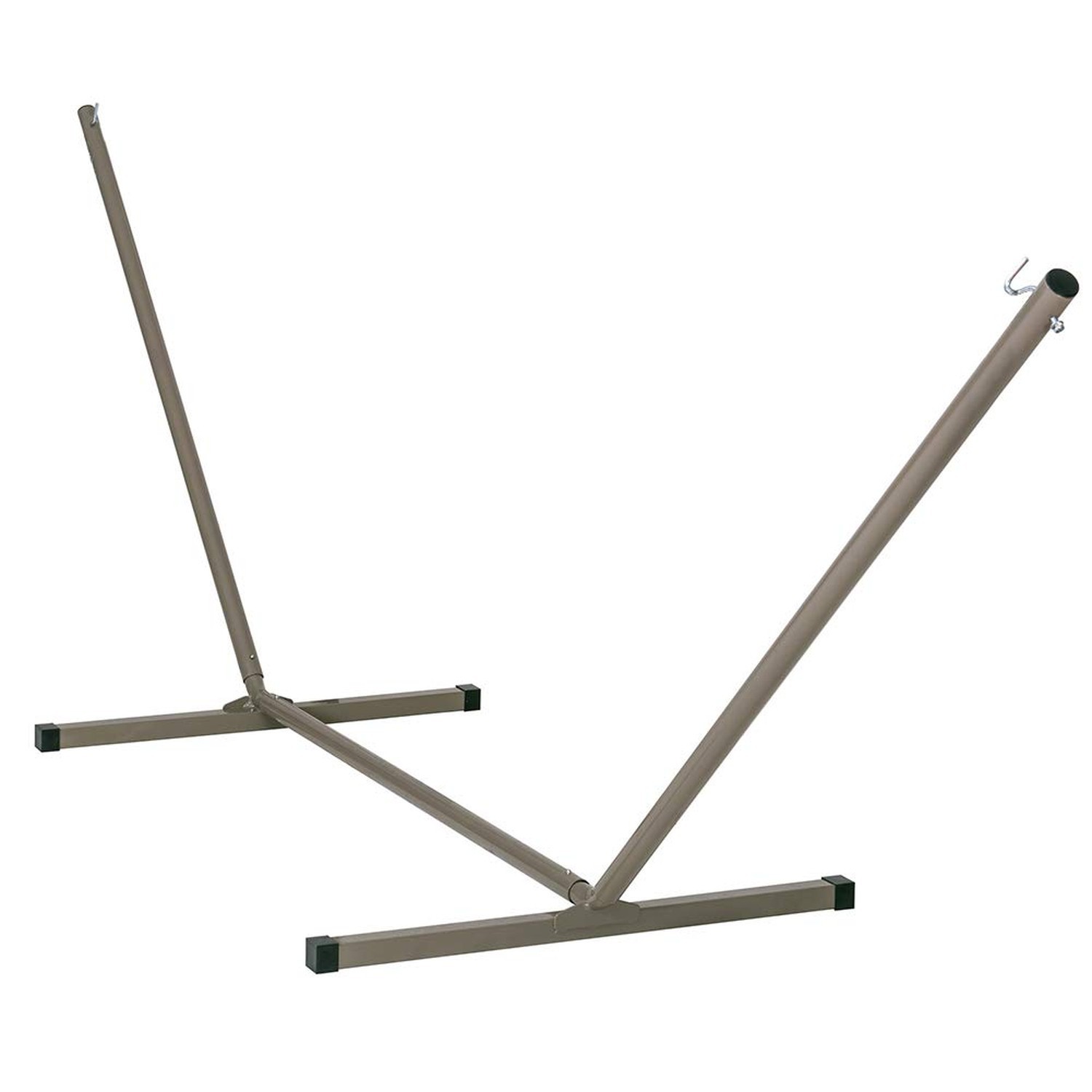Lazy Daze Double Steel Hammock Stand for Outdoor, Fits 9-11 Ft Hammock Tan