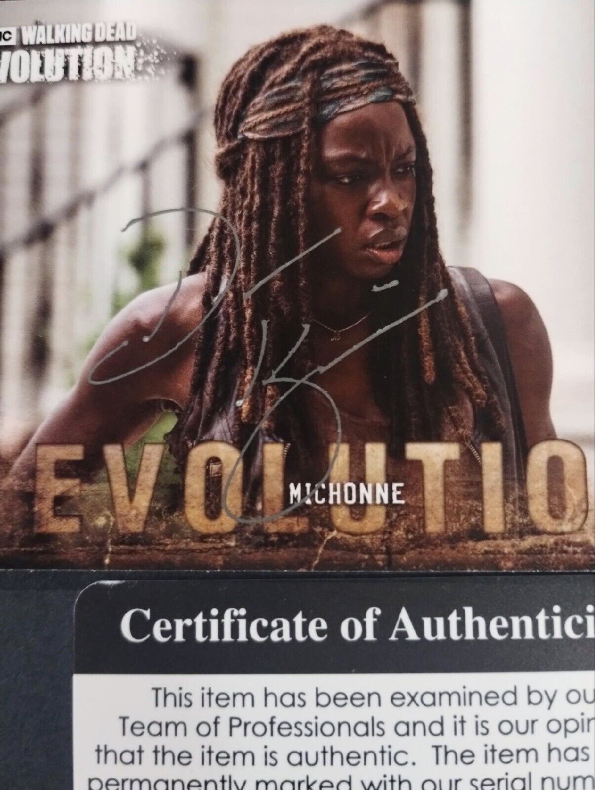 Autograph Danai Gurira, Michonne, (TWD) Trading Card W/COA