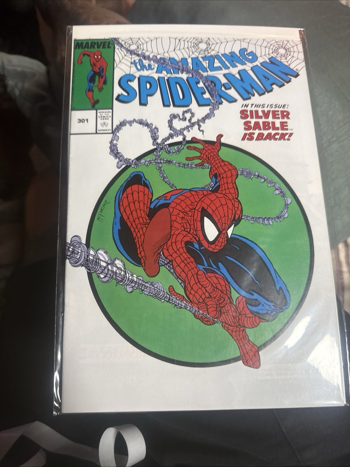 Marvel The Amazing Spider-Man #301 Todd McFarlane Cover/Story Spider-Man NM Marvel The Amazing Spider-Man #301 Todd McFarlane Cover/Story Spider-Man NM