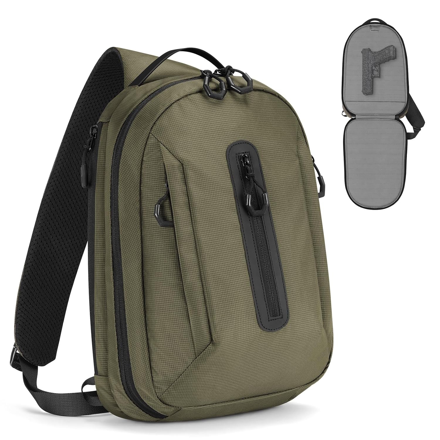CVLIFE CCW Sling Bag for Men Women Tactical Crossbody Concealed Carry Bag