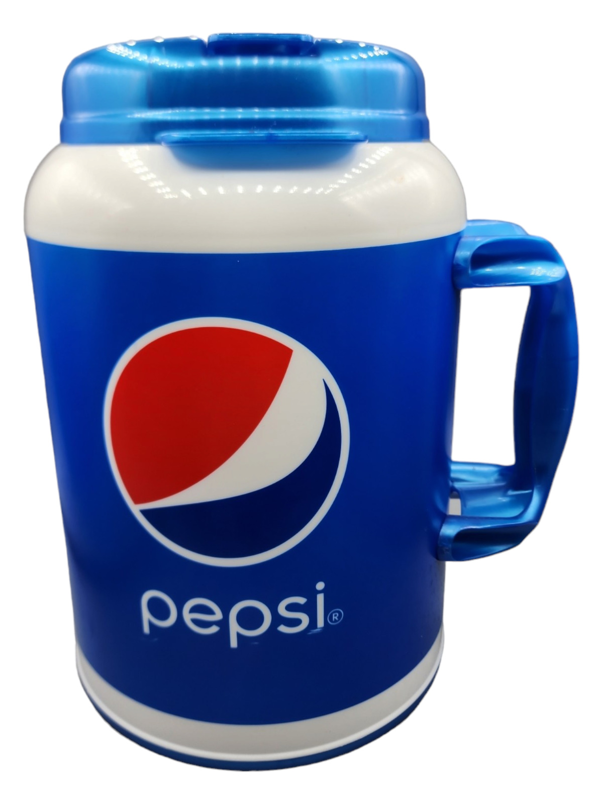 100 oz Insulated Refillable Mug Pepsi Lid Soda Ice Drink Cup Whirley XM-100