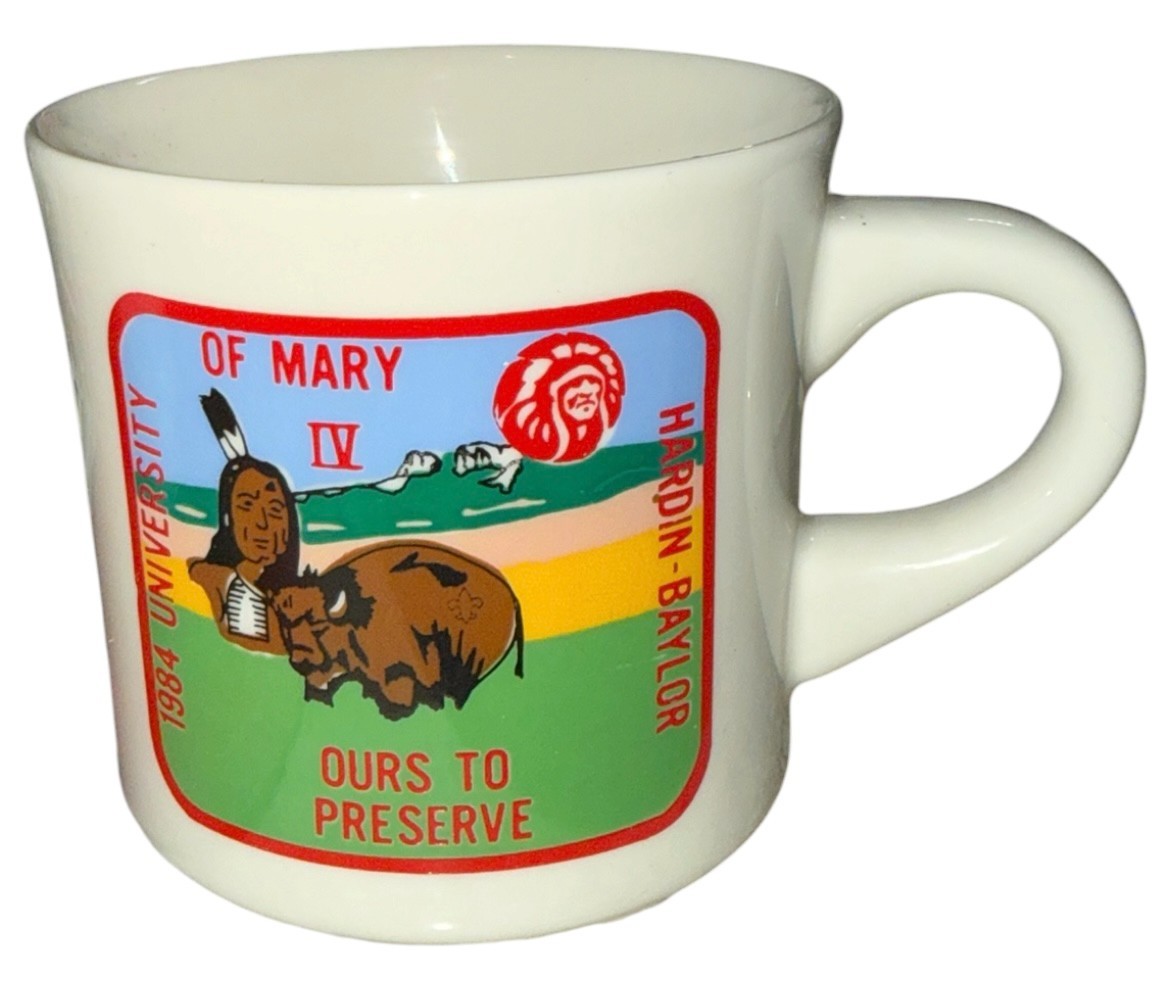 1984 University Of Mary Hardin-Baylor Cup Mug