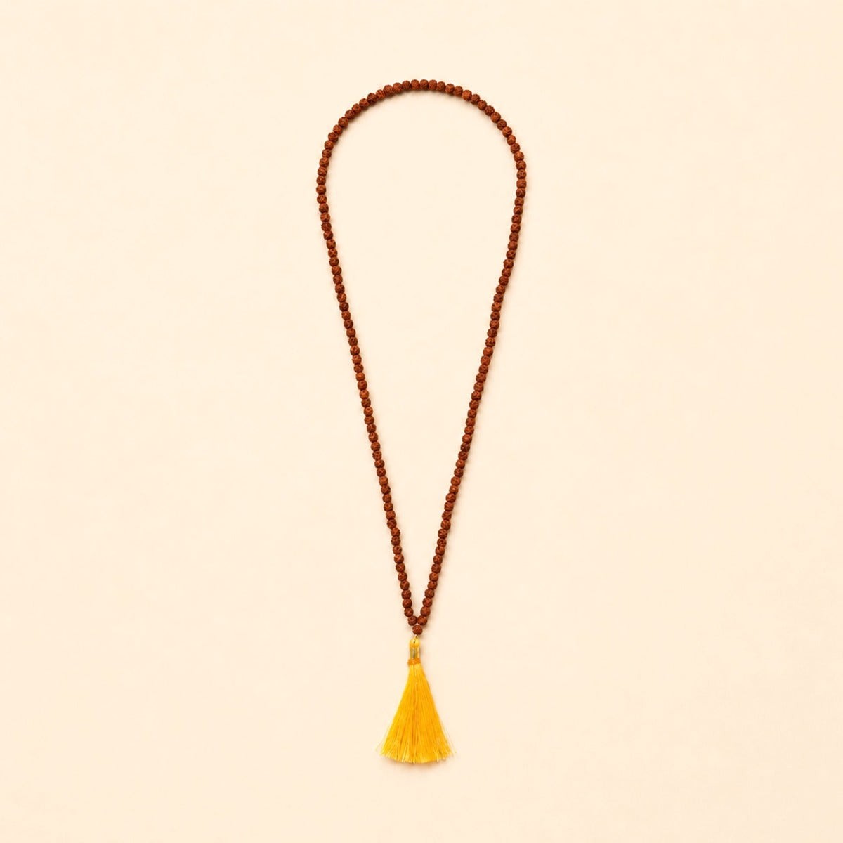 Isha Authentic Panchamukhi Five Faced Rudraksha Mala Energized Dhyanalinga 5 MM