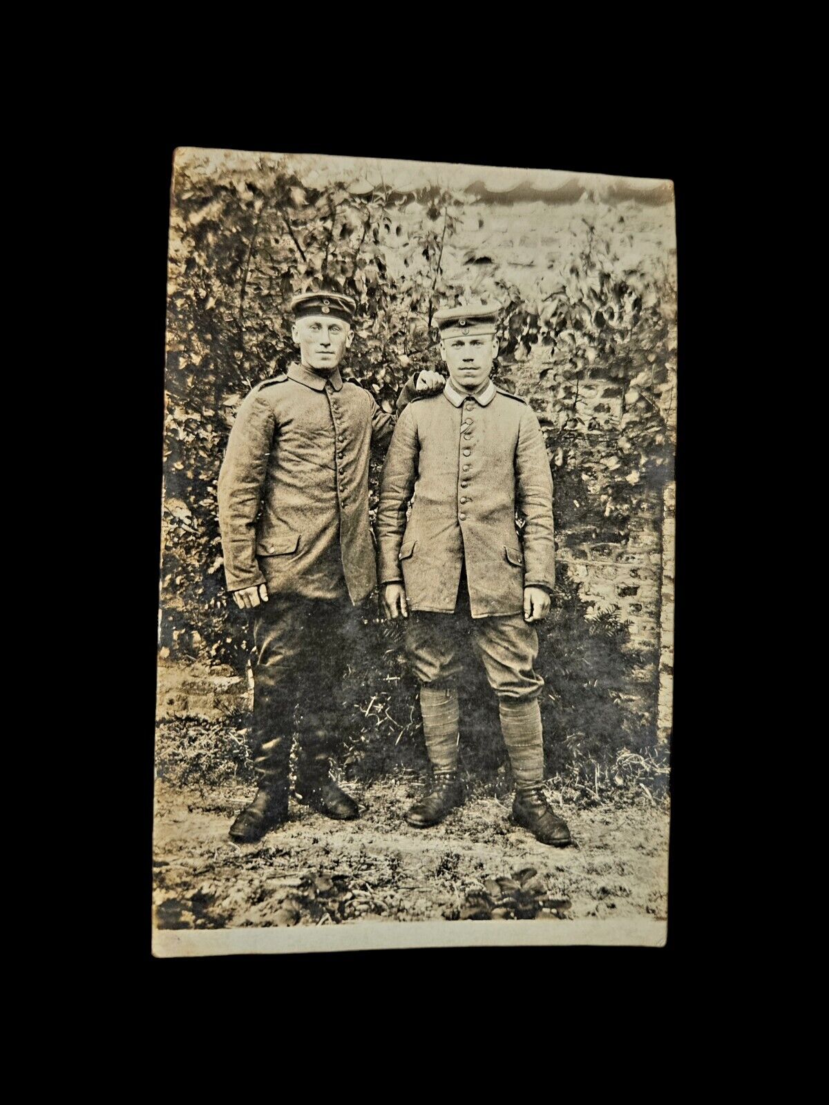 Imperial German RPPC Photograph Postcard Soldiers