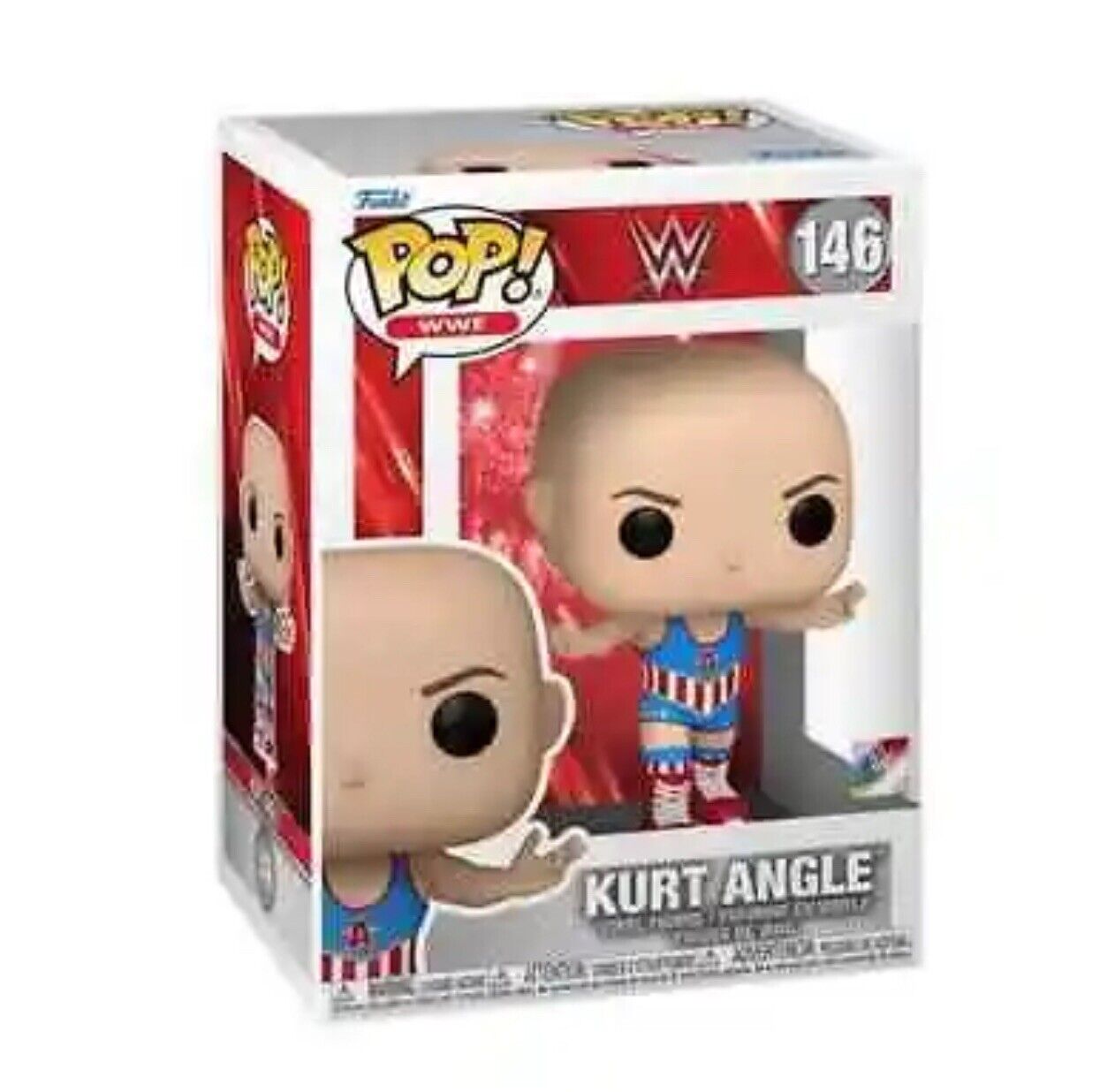 Funko Pop 146 WWE Kurt Angle WrestleMania 40th Anniversary Vinyl Figure