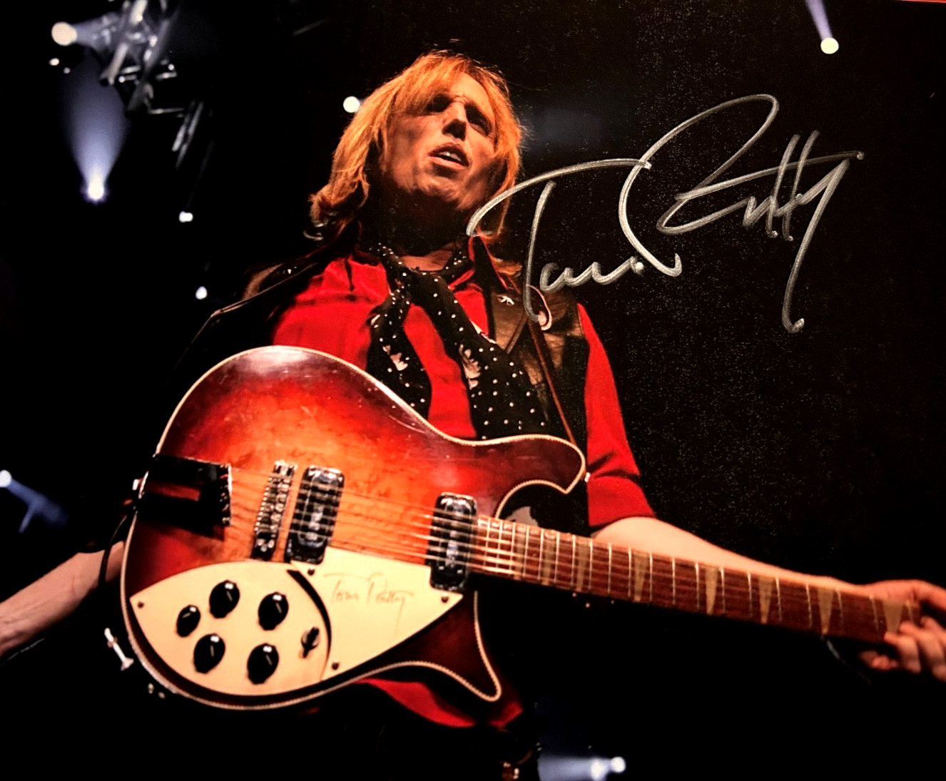 TOM PETTY Signed 8x10 inch Authentic Original Autograph + COA