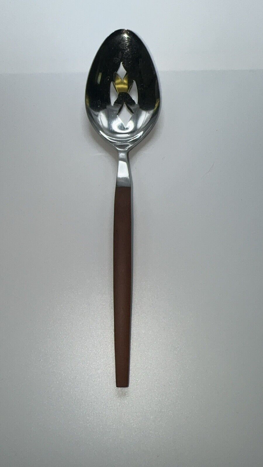 vintage ekco eterna slotted serving Spoon