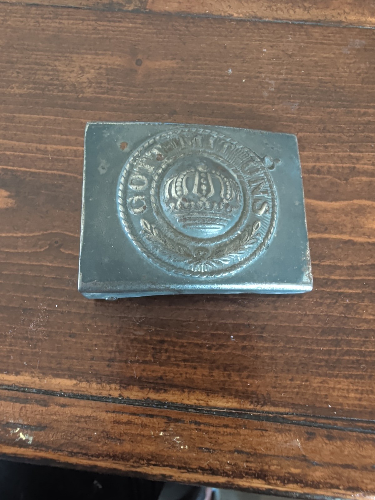 Vintage WW1 Imperial German Military Belt Buckle Gott Mit Uns