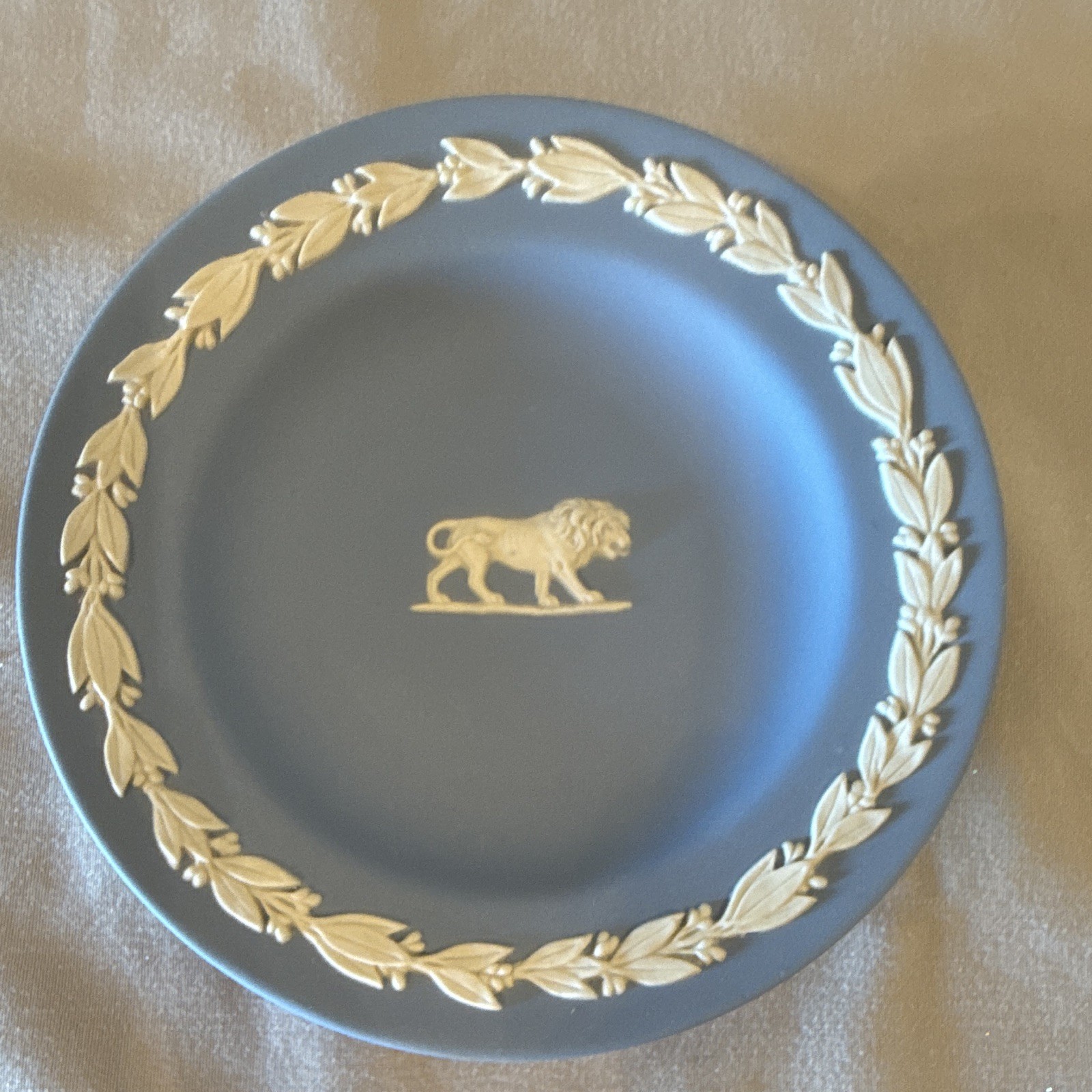 Wedgwood Blue Jasperware Collector Plate Vintage 1969-1988