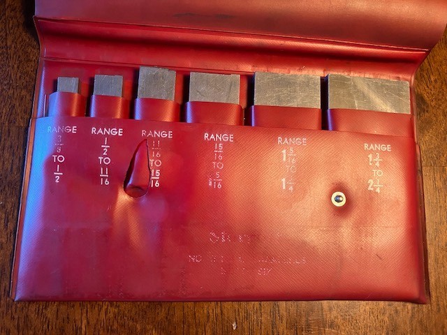 Starrett No. S 154 Parallels set of six